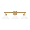 DJV1013SB Belcarra 3 Light Bathroom Vanity | Main Image