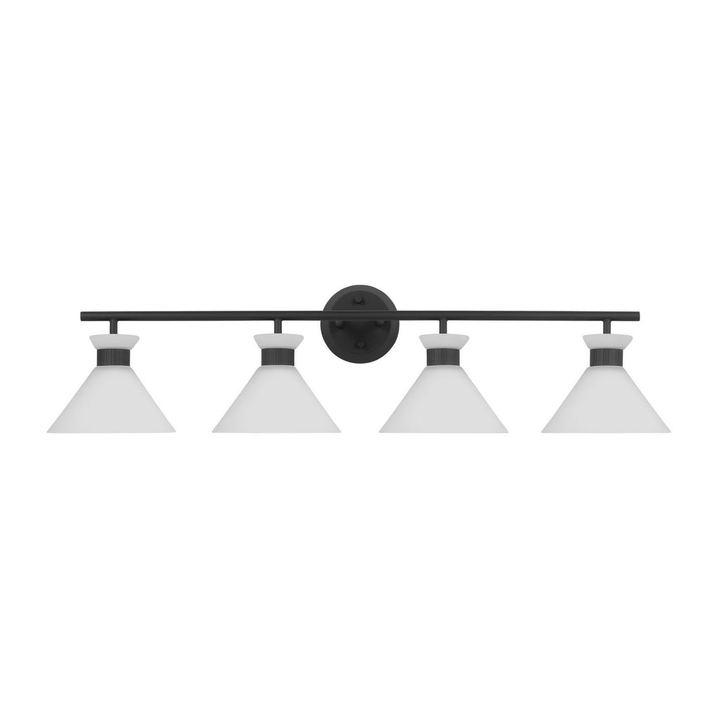DJV1014MBK Belcarra 4 Light Bathroom Vanity | Alternate Image