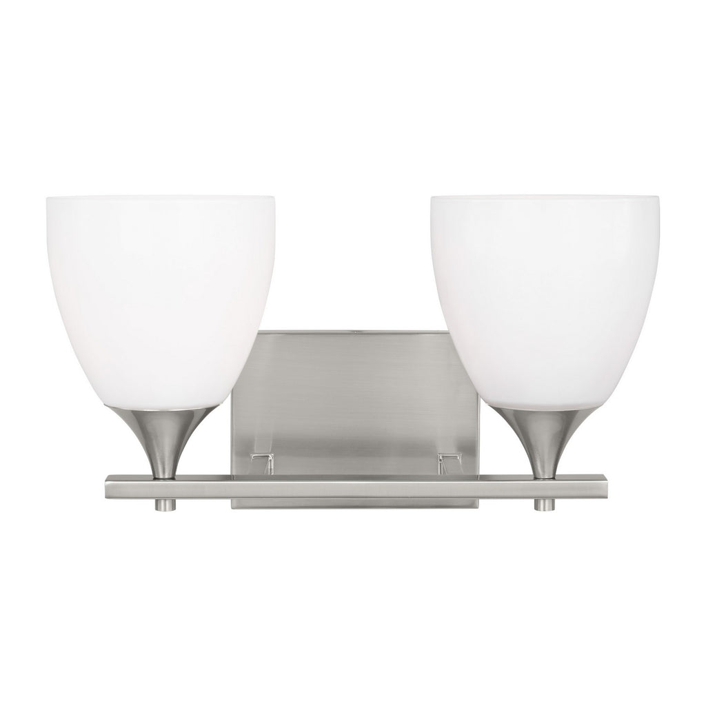DJV1022BS Toffino 2 Light Bathroom Vanity | Main Image