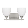 DJV1022BS Toffino 2 Light Bathroom Vanity | Alternate Image