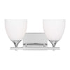 DJV1022CH Toffino 2 Light Bathroom Vanity | Main Image