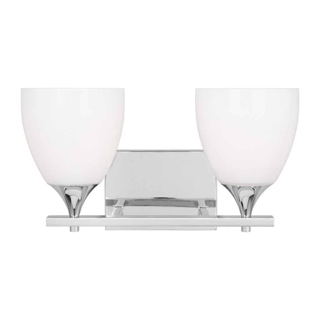 DJV1022CH Toffino 2 Light Bathroom Vanity | Main Image