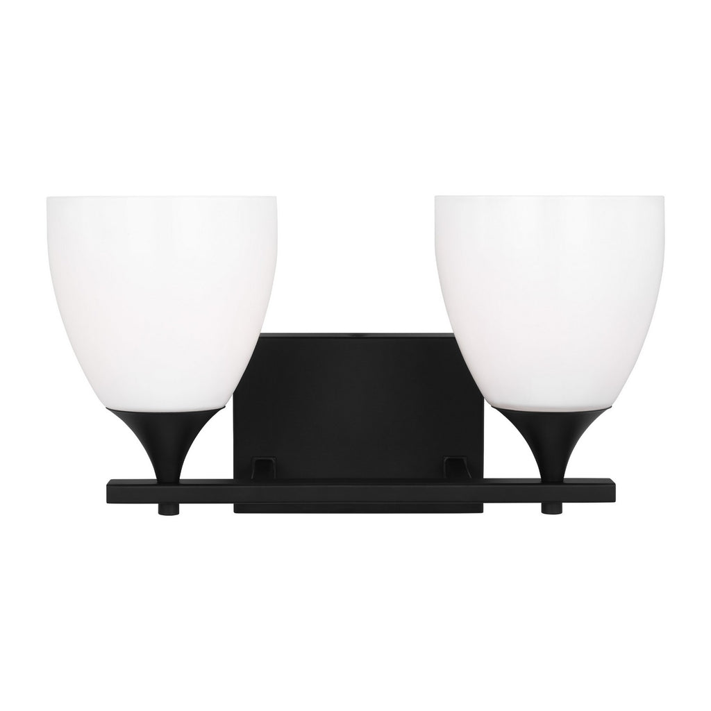 DJV1022MBK Toffino 2 Light Bathroom Vanity | Main Image
