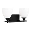 DJV1022MBK Toffino 2 Light Bathroom Vanity | Alternate Image