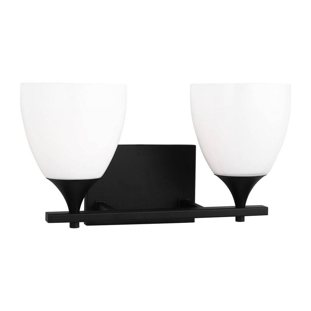 DJV1022MBK Toffino 2 Light Bathroom Vanity | Alternate Image