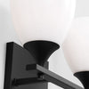 DJV1022MBK Toffino 2 Light Bathroom Vanity | Alternate Image