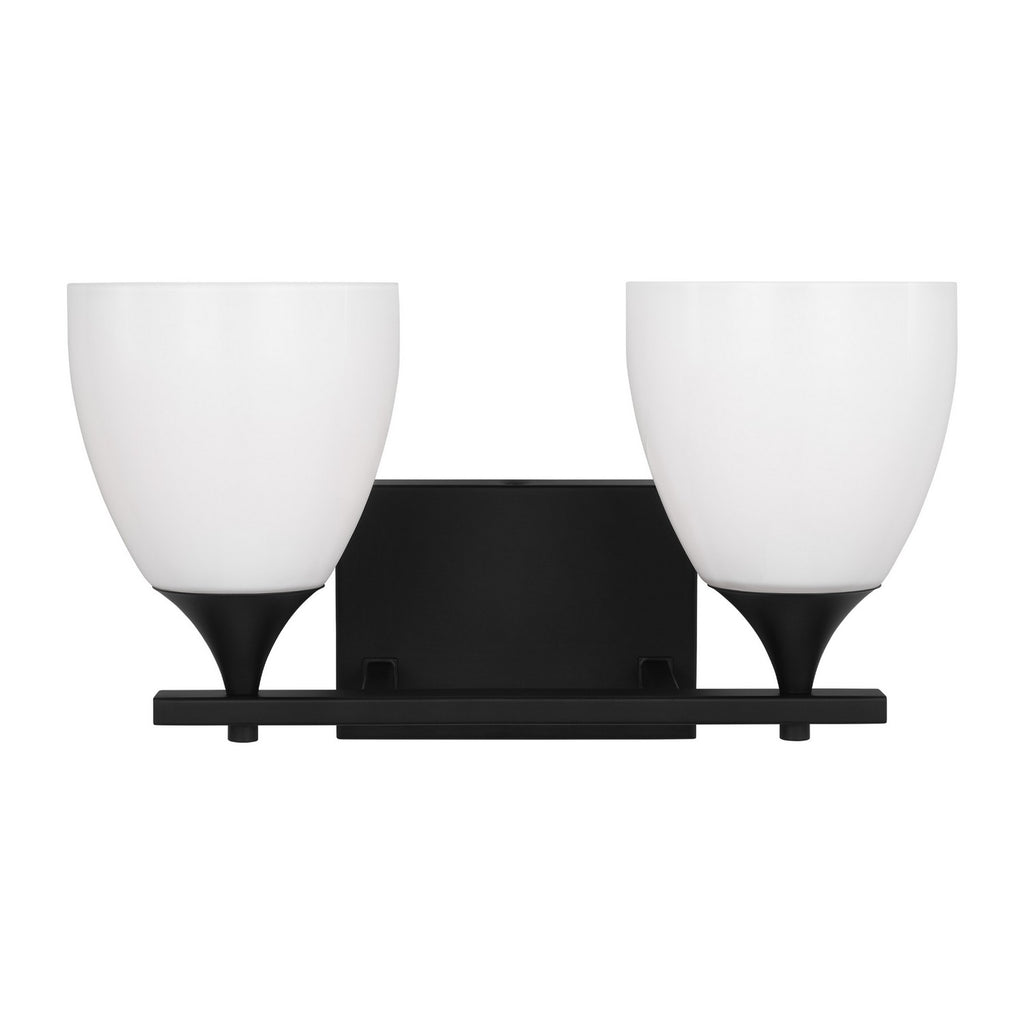 DJV1022MBK Toffino 2 Light Bathroom Vanity | Alternate Image