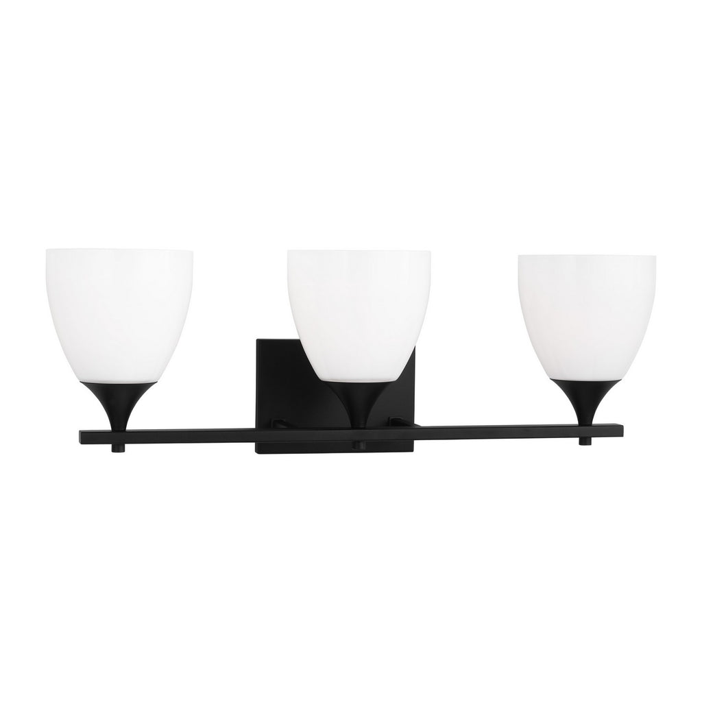 DJV1023MBK Toffino 3 Light Bathroom Vanity | Alternate Image