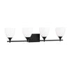 DJV1024MBK Toffino 4 Light Bathroom Vanity | Alternate Image
