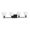 DJV1024MBK Toffino 4 Light Bathroom Vanity | Alternate Image