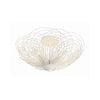 Crystorama Doral 19'' Semi Flush Mount in Matte White - Additional View