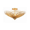 Crystorama Doral 19'' Semi Flush Mount in Renaissance Gold - Additional View