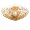 Crystorama Doral 19'' Semi Flush Mount in Renaissance Gold - Additional View