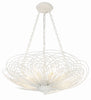 DOR-B7706-MT Doral 6 Light Chandelier | Alternate Image