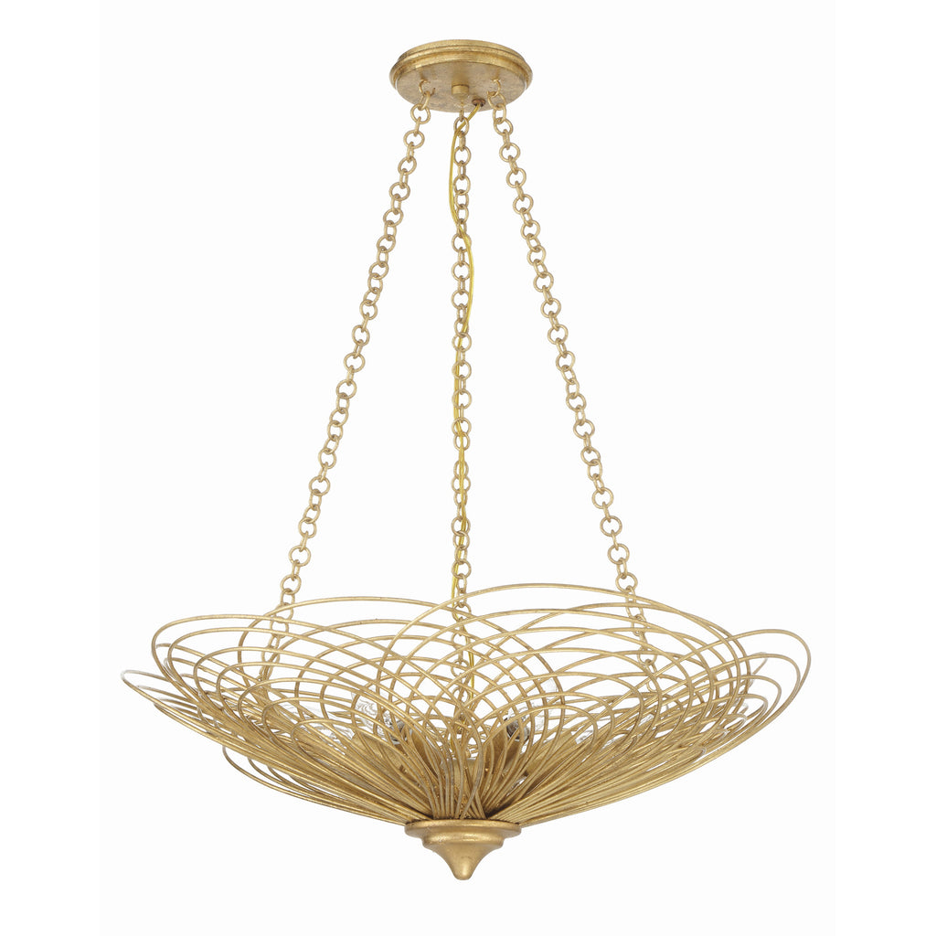 Crystorama Doral 24'' Chandelier in Renaissance Gold - Additional View
