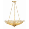 Crystorama Doral 24'' Chandelier in Renaissance Gold - Additional View