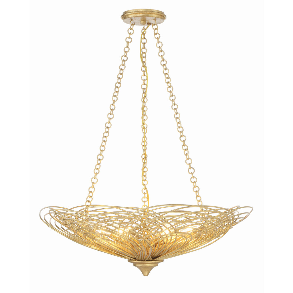 Crystorama Doral 24'' Chandelier in Renaissance Gold - Additional View