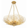 Crystorama Doral 24'' Chandelier in Renaissance Gold - Additional View