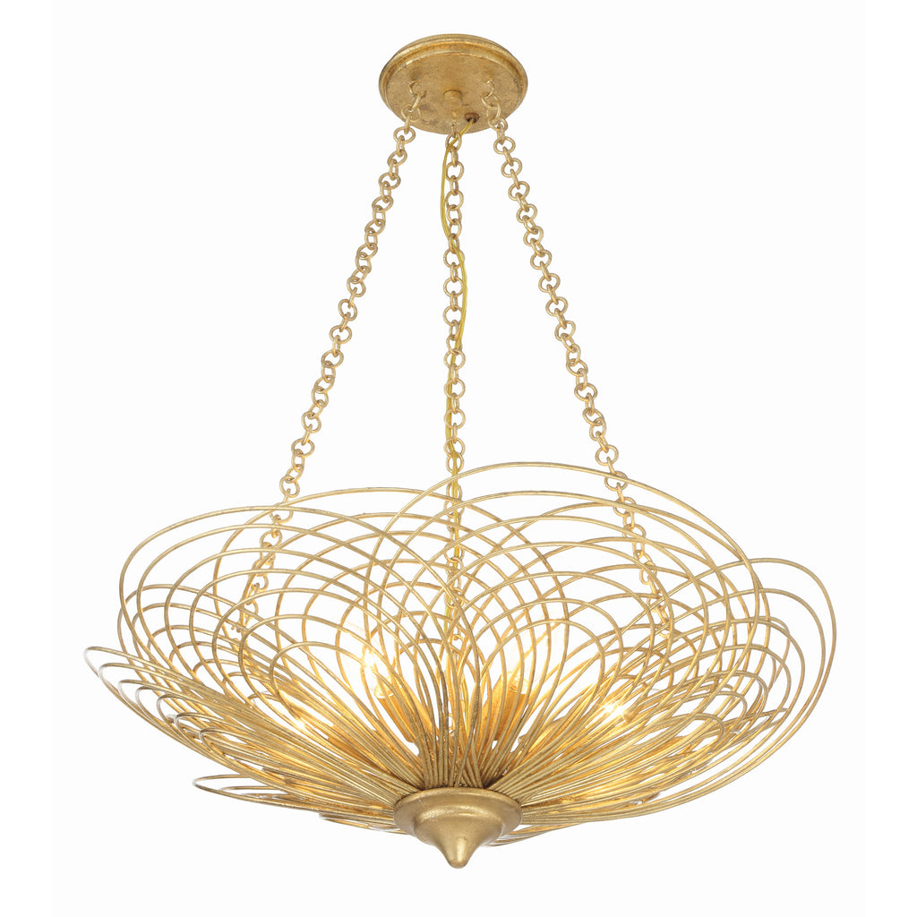 Crystorama Doral 24'' Chandelier in Renaissance Gold - Additional View