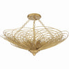 Crystorama Doral 24'' Semi Flush Mount in Renaissance Gold - Additional View