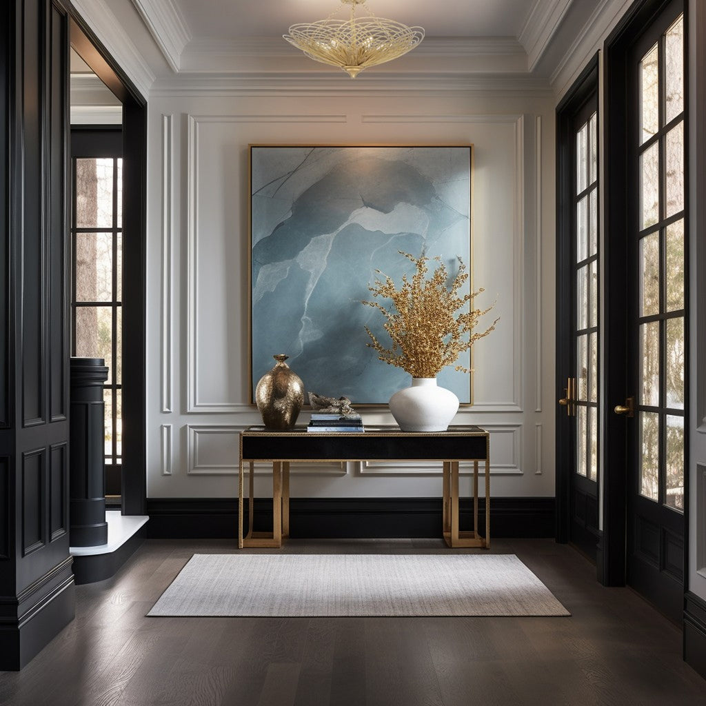 Crystorama Doral 24'' Semi Flush Mount in Renaissance Gold - Lifestyle View