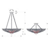Crystorama Doral 24'' Chandelier - Product Dimensions