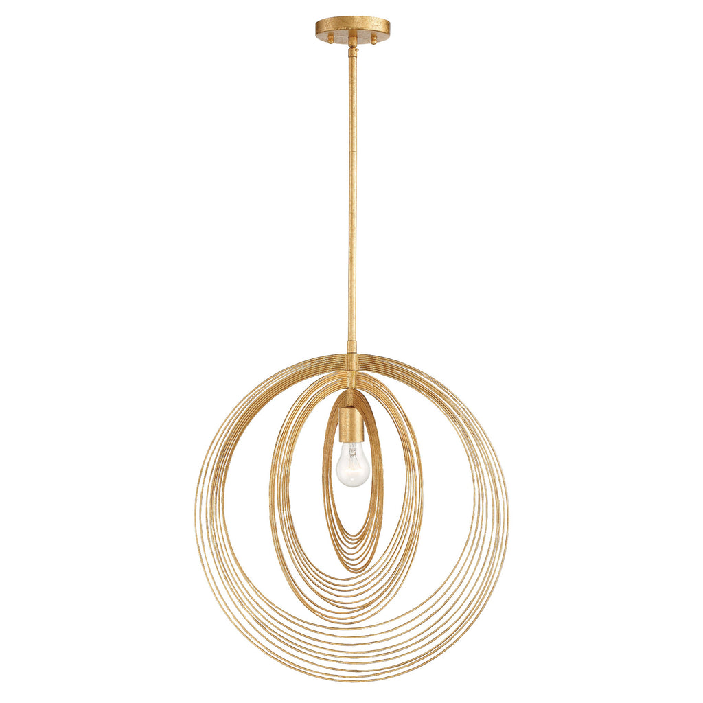 DOR-B7711-RG Doral 1 Light Pendant | Main Image