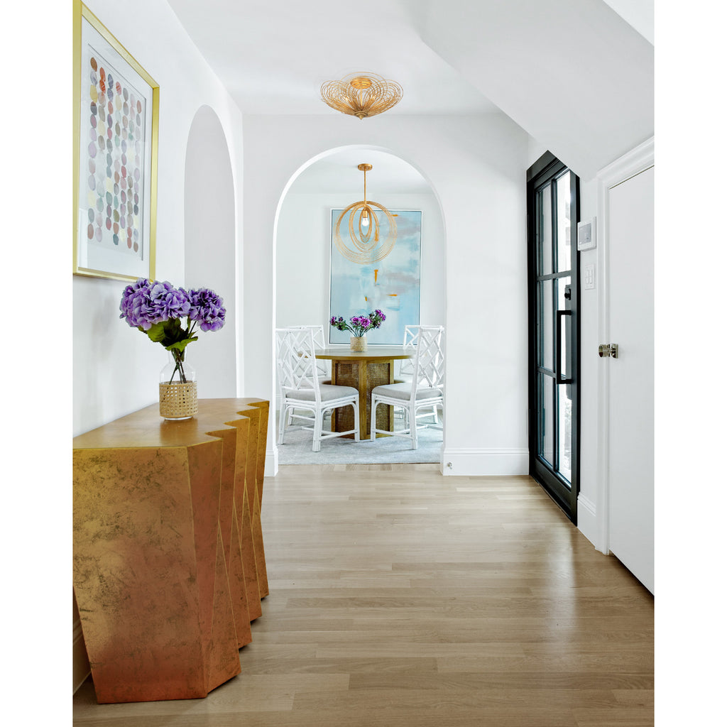 Crystorama Doral 20'' Chandelier in Renaissance Gold - Lifestyle View