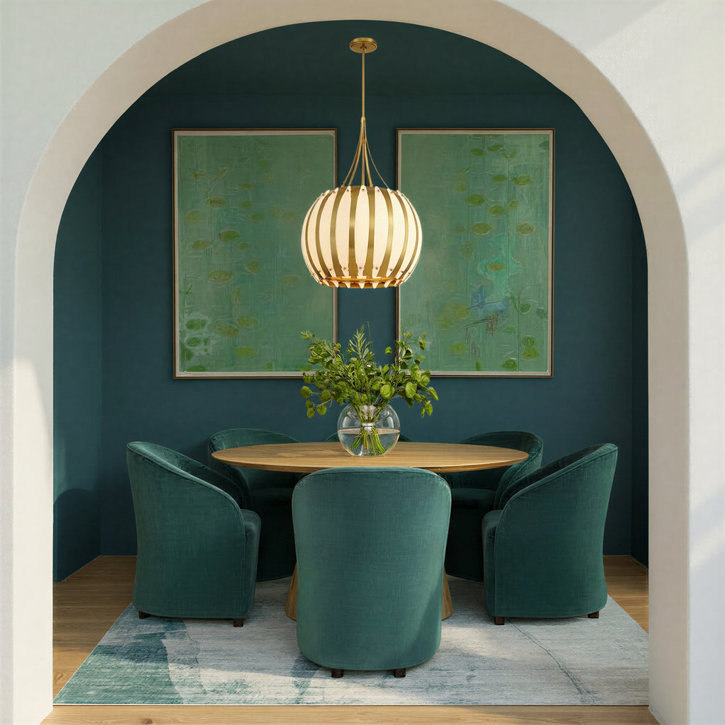 DRA-8003-LG Daria 20.5'' Chandelier | Lifestyle Image