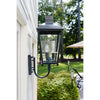 Crystorama Dumont 9.25'' Outdoor Sconce in Graphite - Lifestyle View