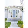 Crystorama Dumont 12'' Outdoor Sconce in Graphite - Lifestyle View