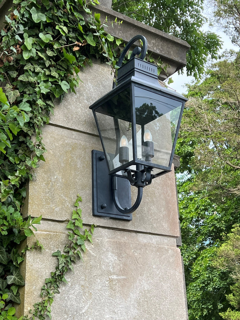 DUM-9804-GE Dumont 14.5'' Outdoor Sconce | Lifestyle Image