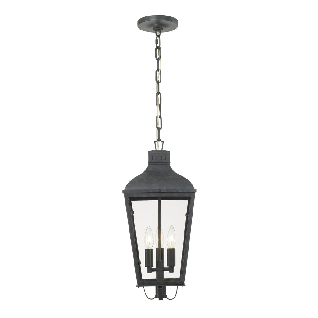 Crystorama Dumont 9.25'' Outdoor Pendant in Graphite - Additional View