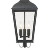 Crystorama-OPEN-BOX Dumont 3 Light Outdoor Pendant in Graphite - Additional View
