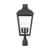 Crystorama Dumont 9.25'' Outdoor Post in Graphite - Additional View