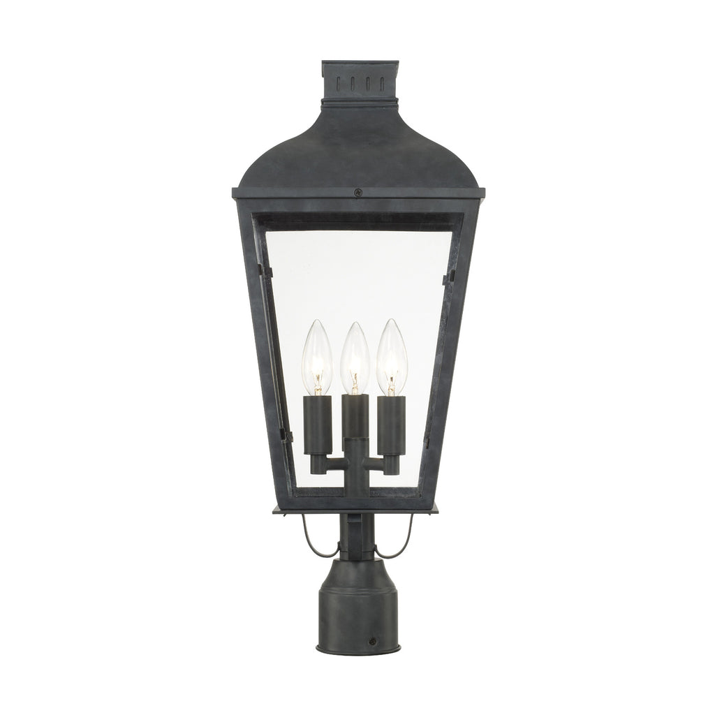 Crystorama Dumont 9.25'' Outdoor Post in Graphite - Additional View
