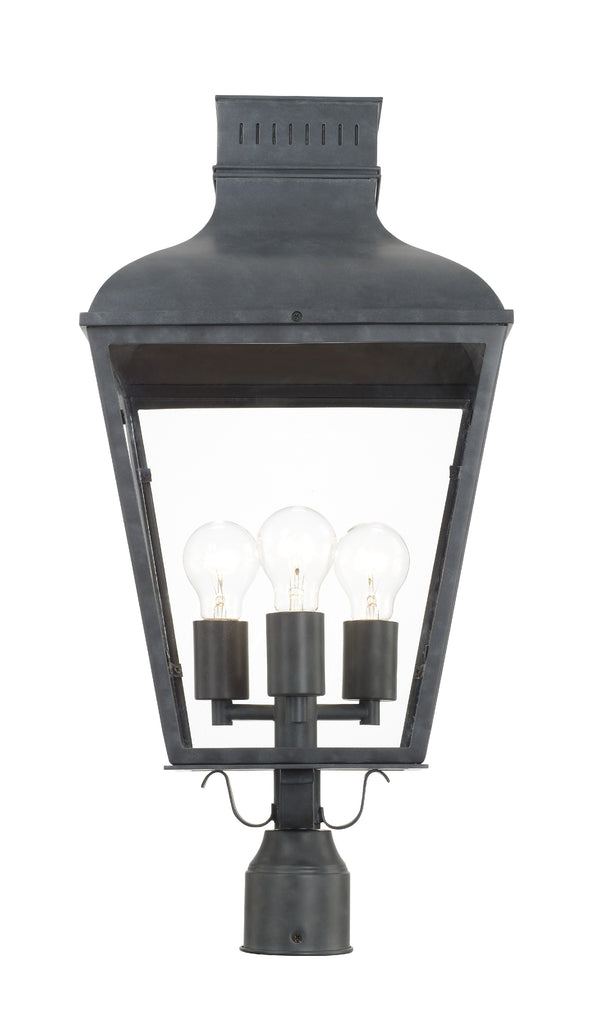 DUM-9808-GE_ULN Dumont 3 Light Outdoor Post | Alternate Image