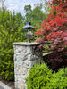 DUM-9808-GE_ULN Dumont 3 Light Outdoor Post | Lifestyle Image