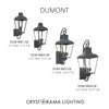 Crystorama Dumont 12'' Outdoor Sconce - Collection Image