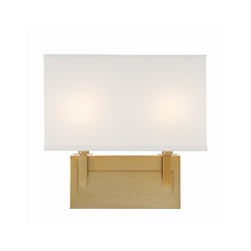 Crystorama Durham 12.75'' Sconce in Vibrant Gold - Additional View