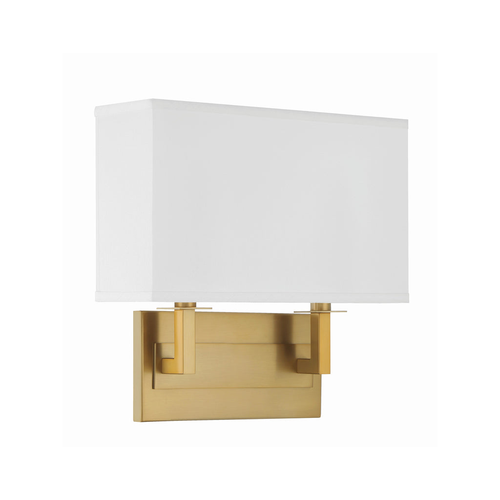 Crystorama Durham 12.75'' Sconce in Vibrant Gold - Additional View
