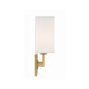 Crystorama Durham 12.75'' Sconce in Vibrant Gold - Additional View