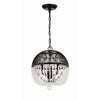 Crystorama Duval 12'' Pendant in Matte Black - Additional View