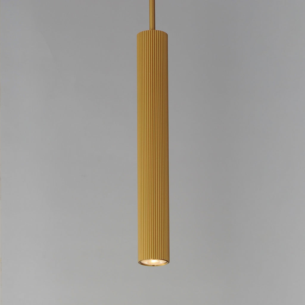 E11012-GLD Reeds LED 1 Light Pendant | Alternate Image