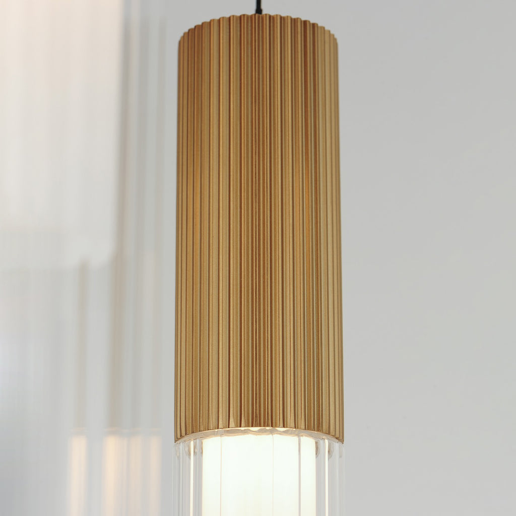 E11013-144GLD Reeds LED 3 Light Pendant | Alternate Image