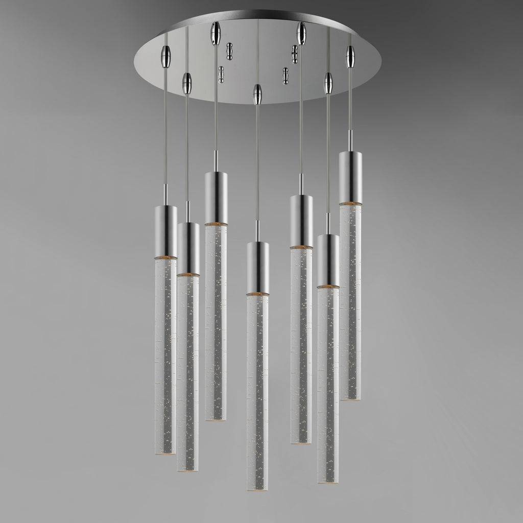 E22877-91PC Big Fizz LED 7 Light Pendant | Alternate Image