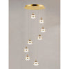 E24598-93NAB Swank LED 8 Light Pendant | Alternate Image