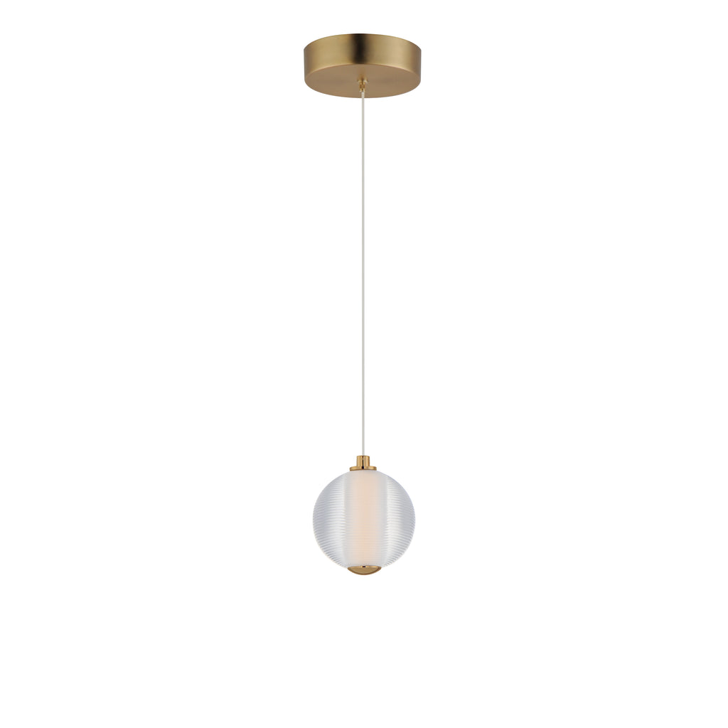 E24641-144GLD Rhythm LED 1 Light Pendant Main Image