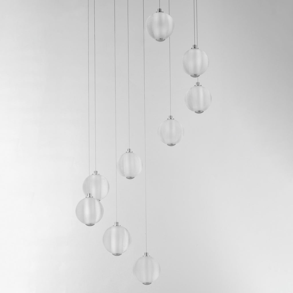 E24646-144PC Rhythm LED 9 Light Pendant | Alternate Image