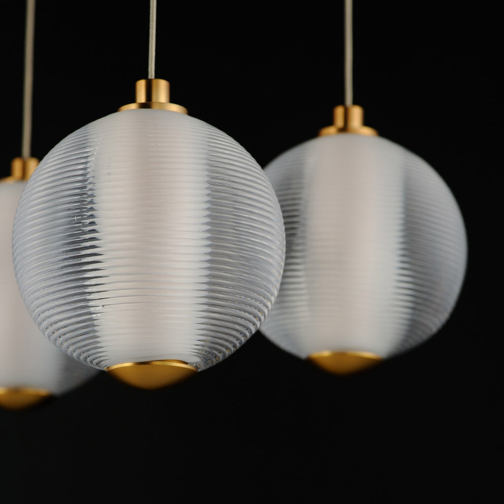 E24648-144GLD Rhythm LED 10 Light Pendant | Alternate Image